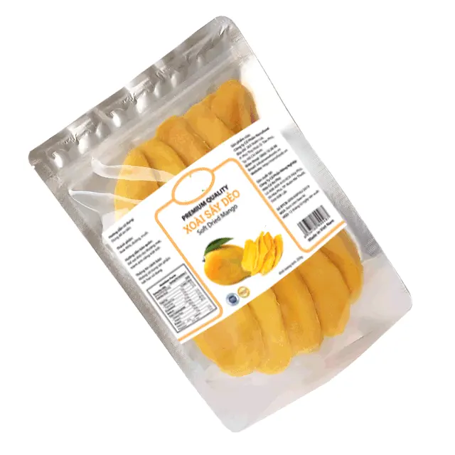 Vietnam OEM Factory Supplier Dried Mango Supplier Bag Dry Fruit Snack Packaging High Quality mixed dried fruit