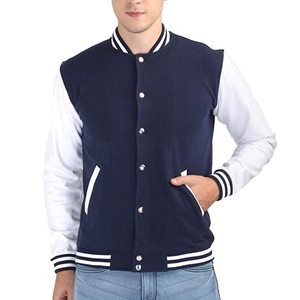 Chaqueta personalizada de alta calidad, chaqueta de béisbol con parches de chenilla, bordada - Product Image 5