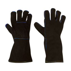 Gants de soudage en cuir de vachette fendu de premier plan Abrasion ignifuge lisse longue durée Résistant à la chaleur pour les gants de sécurité - Product Image 1