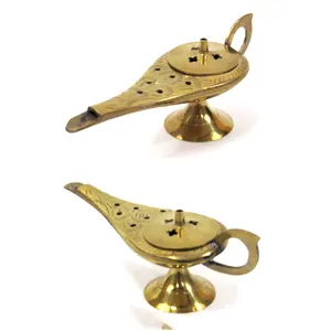 Antique Brass Arabian Style Aladdin Magic Genie Lamp Home decorative Brass Antique Genie Lamp wholesale