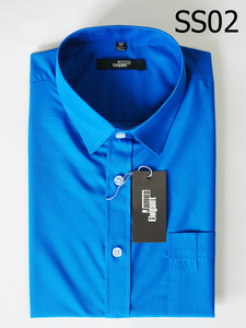 Chemise d'été élégante pour hommes, tenue à la mode, Design solide et des couleurs à personnaliser sur la taille ou sur commande, nouvelle collection - Product Image 2