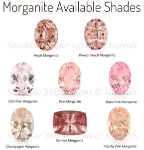 4X6mm ovale coupe naturelle MORGANITE prix d'usine de gros de haute qualité pierre précieuse en vrac à facettes MARROPINO NATUREL MORGANITE - Product Image 2