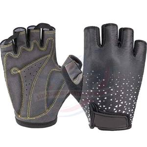 Unisex Antideslizante Medio Dedo Guantes de Ciclismo Transpirable Gel Carretera Mountain Bike Riding Guantes Lycra Fitness Entrenamiento Deportes - Product Image 3