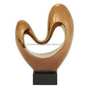Sculpture de Table abstraite en métal de haute qualité pour salon - Product Image 5
