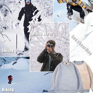 คุณภาพสูงผู้ชายแขนสั้นฤดูร้อนเสื้อเหงื่อเสื้ออุ่นฤดูหนาวราคาขายส่ง - Product Image 5