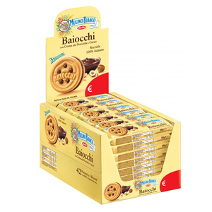 Baiocchi Biscuits Tube 168g-Italie. Assortiment de chocolats sucrés Pâtisserie feuilletée - Product Image 5
