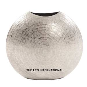 Florero de Color negro Centro de mesa de metal de aluminio Maceta elegante Hogar moderno Interior Exterior Perfecto cualquier jarrón de mesa - Product Image 6