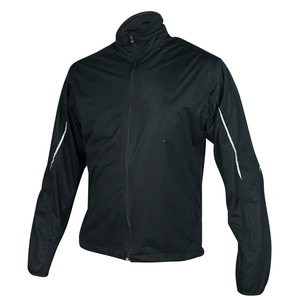 เสื้อกันฝนสีดำกันน้ำ/กันลมทำจากวัสดุร่มชูชีพถนนสวมเสื้อฝนสำหรับขาย - Product Image 2