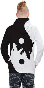 เสื้อกันหนาวมีฮู้ดสำหรับเด็ก,เสื้อฮู้ดพิมพ์ลายโลโก้พรีเมี่ยม - Product Image 3