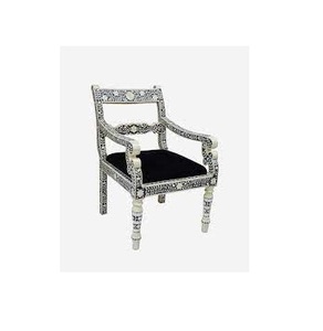 Silla de Ocio Moderna con Incrustaciones de Hueso, Hecha a Mano, para Apartamento, Comedor, Hotel, Exportador Mayorista de Muebles para Sala de Estar - Product Image 1