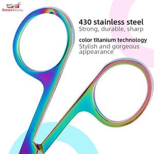 Tijeras para uñas con hoja de acero inoxidable curvada de diseño personalizado más vendidas 2024, servicio OEM, herramienta de belleza para cutículas de uñas - Product Image 3