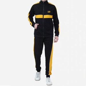 Wholesale Men's Soft Fleece Gym Fitness Hoodie With Jogger Pants Two Piece Tracksuit Set - Product Image 6