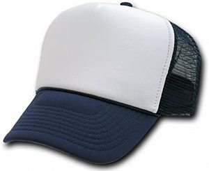 หมวกสแนปแบคหมวกเบสบอลแบบเรียบ,หมวกตาข่ายทรัคเกอร์สองโทนสี - Product Image 2