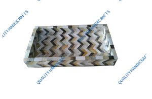 Bandeja de madera de tamaño personalizado para servir estrellas con incrustaciones de perlas madre para hoteles, restaurantes, utensilios de cocina para el hogar, bandeja de comida al por mayor - Product Image 6