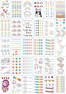 Cara brazo <span class=keywords><strong>pierna</strong></span> mano pie espalda cuello opaco negro decoraciones cereza helado <span class=keywords><strong>tatuaje</strong></span> pegatina para hombres mujeres temporal - Product Image 5