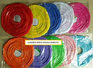 Lanterne en papier ronde en soie vietnamienne, colorée, 20-60 cm, pour mariage, festival, fête, Noël, décoration intérieure, suspendue, faite à la main, fabriquée en usine - Product Image 4