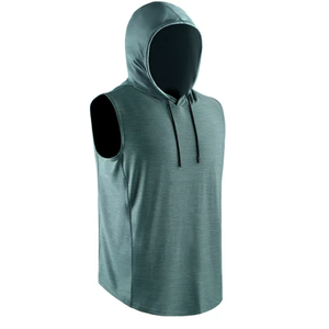 Custom Cotton Stylish Half <b>Sleeveless</b> Men <b>Hoodies</b> Perfect Fleece Hoodie <b>Sleeveless</b> Mens Sweater Custom Hoodie - Product Image 4
