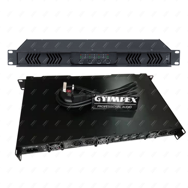 D100 Pro 1000 Watts PA Band Club Rack Mount Professional Power Amplifier Digital Power Amplifier