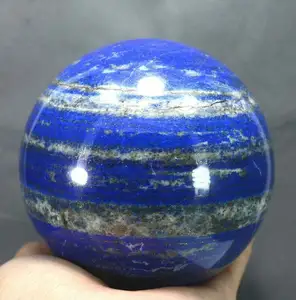 Lapis Lazuli Sphere จักระคริสตัลสำหรับโยคะการทำสมาธิ