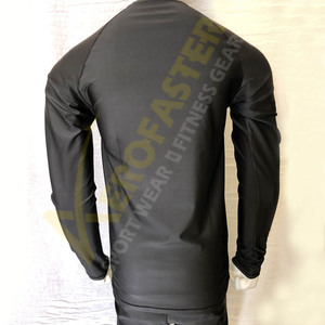 Ensembles de compression Rash Guard MMA pour les arts martiaux, polyester/nylon, unisexe, adulte - Product Image 2