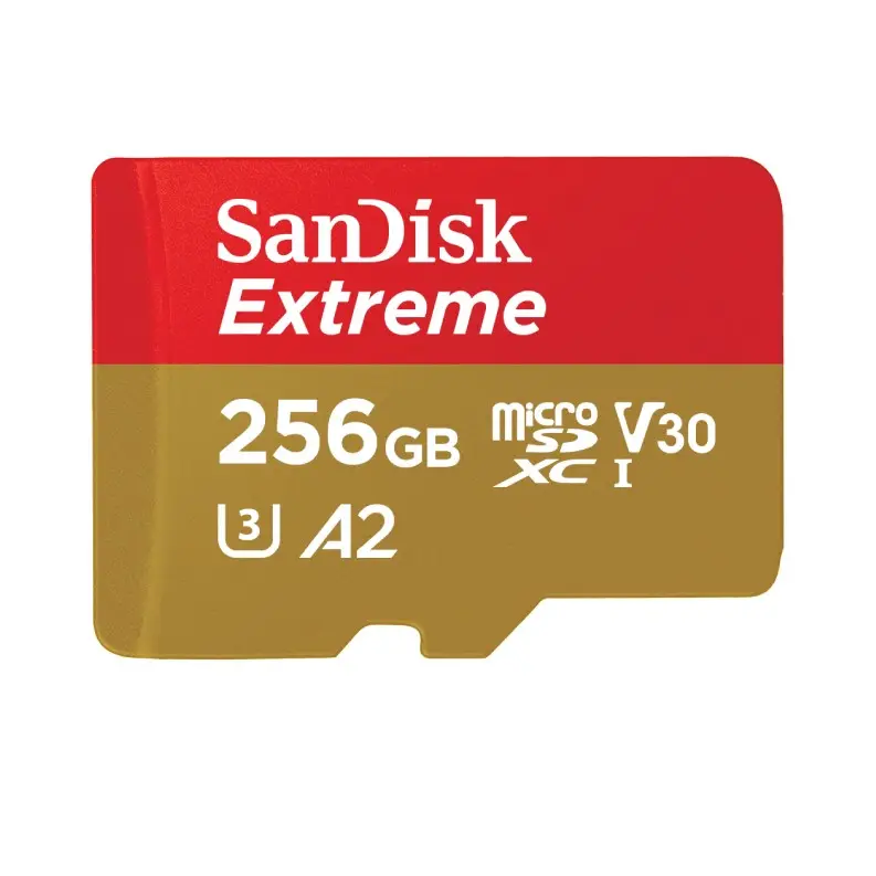 100% 오리지널 SanDisk Extreme SDSQXA1 256GB 메모리 마이크로 <span class=keywords><strong>SD</strong></span> 카드