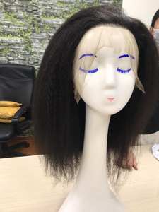 Yaki straight <b>Wig</b> <b>for</b> <b>black</b> <b>Women</b> VIRGIN Remy Hair Transparent lace <b>Wig</b> High Quality HUMAN HAIR EXTENSION at wholesale price - Product Image 2