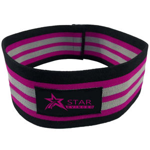 Bandes de butin de fitness personnalisables pour femmes Logo d'équipement d'entraînement respirant personnalisé Niveaux de résistance S/M/L Hanche en coton - Product Image 4