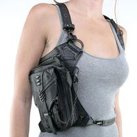 Sac en cuir véritable de haute qualité pour homme et femme, unisexe, imperméable, pour jambes, à la mode, avec Logo personnalisé