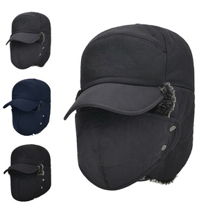 PIHA SPORTS – Bonnet d'hiver aviateur unisexe avec cache-oreilles et protection faciale, idéal pour le ski et les activités de plein air, camouflage, polyester/coton - Product Image 5