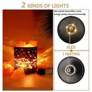 Lampe de sel de l'Himalaya, taille et design personnalisés, art populaire, nouveau style tendance, matériau organique, décoration intérieure, cadeau - Product Image 3