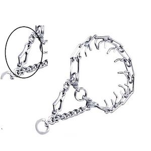 Taiwan vente en gros qualité Pet formation en acier Spike pincement Martingale collier avec ciseaux mousqueton pour chien - Product Image 3