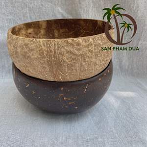 Bols en coquille de noix de COCO de haute qualité, bol en acier inoxydable du VIETNAM/ SMOOTHIE, bols durables et écologiques à bas prix - Product Image 2