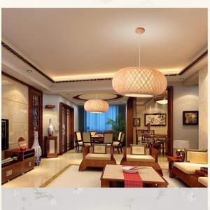 Hottest Design Chandelier Arrival Traditional Handwoven Natural <b>Bamboo</b> Table <b>Lamps</b> High Quality Wicker Lampshade - Product Image 4