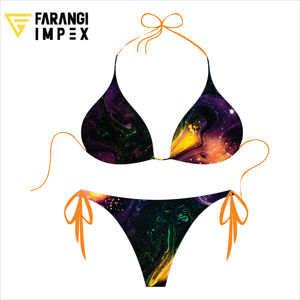 2025 Custom Made Brazilian Bikini Quality Swimwear With Sexy Print New Style 2-Piece <b>Bathing</b> Suit for Girls - Product Image 5