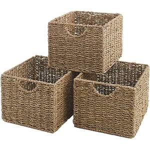 Panier de rangement rectangulaire en jacinthe d'eau naturelle faite à la main de haute qualité couvercle tissé de Style classique couleur personnalisée écologique meilleur - Product Image 5