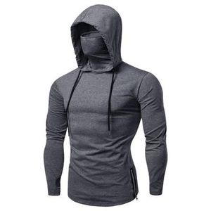 Sudadera con capucha personalizada para hombre, prenda deportiva masculina con estampado de cara con capucha, transpirable, para gimnasio y musculación - Product Image 1