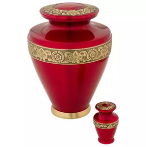 Vnox — organiseur de crème gravé rouge pour adultes, métal laiton, Style américain/européen - Product Image 1