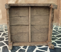 Fait à la main Original Vintage vieux en bois Pata Antique indien Bajot assis tabouret pour salon ou maison en bois fabriqué