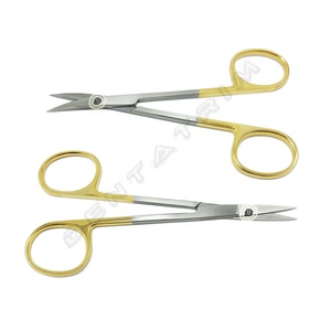 Iris Kéo Cong & Thẳng 11.5 Cm Biểu Tượng Tùy Chỉnh Và Màu Sắc TC Iris Kéo Nha Khoa Phẫu Thuật Kéo - Product Image 4