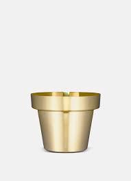 Jardinières dorées en laiton pur avec support, Pots de plantes avec Pots de fleurs et support en métal, décor de salon - Product Image 4
