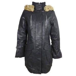 Veste en cuir rose pour femmes, vestes en cuir tendance pour femmes, matière en cuir de vache, coupe-vent, en vente - Product Image 3