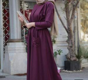 2020-2021 calidad impresionante negro nida bordado irani kaftan abaya dubai abaya por AJM comercio casa - Product Image 1