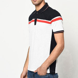 Wholesale two color polo <b>shirt</b> Short sleeves Men Fashion Polo <b>Shirt</b> lain - Product Image 4