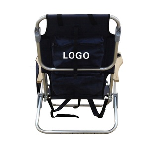 Blue Steel <strong>Backpack</strong> Folding Portable Lightweight Camping Fishing Outdoor <strong>Beach</strong> <strong>Chair</strong> with Storage Pouch - Product Image 2