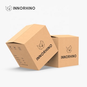 Cajas de Cartón Corrugado Kraft Pequeñas, Reciclables y Personalizadas para Envíos de Bebidas Energéticas, Refrescos y Bebidas, Embalaje de Papel Resistente - Product Image 4