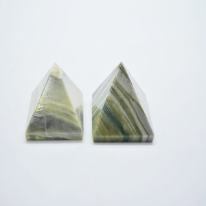 Figura de Piedra Preciosa de Cristal de Cuarzo Natural Pirámide de Serpentina de Grado AAA, Tallada, Hermosa, de Súper Calidad, Venta al Por Mayor - Product Image 4