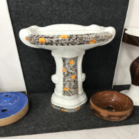 Nuevo producto Chines Luxury Ceramic Sanitary Ware Oval Table Top Lavabo Debajo del mostrador 450x300mm Fabricación EN LA India.