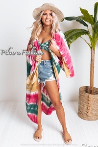 Cárdigan de talla grande para mujer, vestido de verano, informal, para playa, Kimono, ropa de algodón - Product Image 3