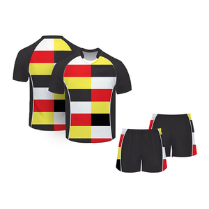 Nouveau design Maillots de rugby pour clubs sportifs Taille courte et grande Taille Plus Séchage rapide Respirant Anti-bactérien Anti-UV Transfert thermique - Product Image 4