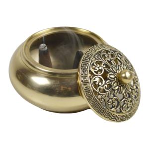 Haute qualité en laiton métal concepteur porte-encens décoration de la maison Design porte-encens pour les Arabes nuit décoration de la maison - Product Image 4